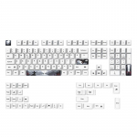 K&otilde;rgus klahvikatted 108-klahvilise 5-poolse v&auml;rvisublimatsiooniga PBT mehaanilise klaviatuuri klahvistikule, mis sobib 61 64 84 87 96 98 klahvistikule