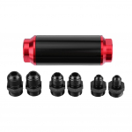 Universaalne 40-mikroniline keerispump AN6 AN8 AN10 k&uuml;tusefilter Inline suure vooluhulgaga k&uuml;tuseturbo