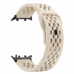 Spordirihm Huawei Watch D2 jaoks, hingav silikoonist k&auml;epael Huawei Watch D2 jaoks, &otilde;&otilde;nes k&auml;ev&otilde;ru tarvikud Sliver Connector&Huawei Watch D2 elevandiluuvalge