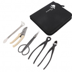 5 tk Bonsai T&ouml;&ouml;riistakomplekt S&uuml;sinikterasest Bonsai K&auml;&auml;rid Reha Oksal&otilde;ikur K&auml;rpimisk&auml;&auml;rid Tangid