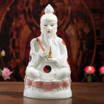 Hiina stiilis retro 12-tolline keraamiline mitmev&auml;rviline Taishang Lao Jun Ye jumalus kodu Buddha kuju dekoratsioon Feng Shui inimesed 30CM