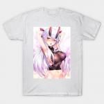T-s&auml;rk naistele anime t&uuml;druk harajuku tr&uuml;kis kawaii t-s&auml;rk suvine l&uuml;hikeste varrukatega naiste t-s&auml;rk top tee S roosa