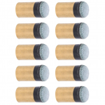 10 tk piljardi snuukri basseini kii varda otsa asendusosad kruviga vask PU nahk(10 mm )