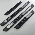 For Skoda Karoq Accessories car door sill scuff plate protcover cover Threshold pedal exterior car-styling parts 2018 must
