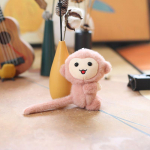 13 cm armas v&auml;ikese ahvi ripats armas looma ripats v&otilde;tmehoidja pehme t&auml;idetud nukk plush m&auml;nguasi t&uuml;druk poiss s&uuml;nnip&auml;ev j&otilde;ulukink helelilla v&auml;rv