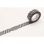 Masking Tape MT KAPITZA chevrons noir et blanc - seesaw - Masking Tape (MT) Multicolore - Assort