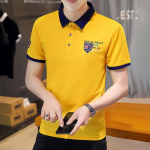 Suvine meeste l&uuml;hikeste varrukatega T-s&auml;rk polos&auml;rk Tikitud l&uuml;hikeste varrukatega T-s&auml;rk M ultramariin sinine v&auml;rv