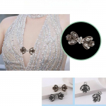 Uus Rhinestone'i kampsuni klamber klambriga, sulamist keebipandlaga, kraeklambriga, salliklambriga, Euroopa ja Ameerika v&ouml;&ouml;koha klambriga, fikseeritud pross One Size