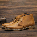 Meeste Klassikalised Retro Nahast Chukka / Murusaapad Meeste Mood Pahkluusaapad Meeste Paeltega L&uuml;hikesed K&otilde;rbesaapad K&otilde;rge S&auml;&auml;rega Kingad 43 brown