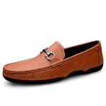 Ehtne nahk Meeste vabaajajalatsid Formaalne vabaaeg Meeste loaferid K&auml;sit&ouml;&ouml; mokassiinid Pehmed hingavad slip-on paadikingad S&otilde;idujalatsid 38