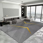 Moodne minimalistlik elutoavaip Lihtne hooldada Diivani ja kohvilaua vaip Majapidamises kulumiskindel ja libisemiskindel vaip 100 * 200cm