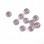 10tk/komplekt metallist 606Zz miniatuursed s&uuml;gava soonega varjestatud kuullaagrid 6*17*6 mm 10pcs