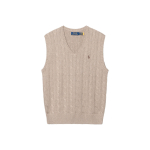 Polo Ralph Lauren &Uuml;hev&auml;rviline Koekootud Puuvillane Vest Meeste Topid Looduslik-Beež MNPOSWEICM20019101 M beige