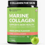 Carbamide Forte merekollageeni pulbrilisand - nahale Kalakollageeni pulber naistele ja meestele - 200 grammi pulbrit - rohelise &otilde;una maitse