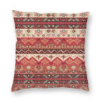 Boheemlaslik Idamaine Traditsiooniline Maroko Stiilis Ruudukujuline Padjap&uuml;&uuml;r Pol&uuml;ester Dekoratiivpadi Moodsad Padjakatted 30x30cm valge