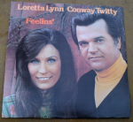 LP plaat CONWAY TWITTY & LORETTA LYNN - Feelins' MCF2717 MCA Records 1975 UK Folk Kasutatud