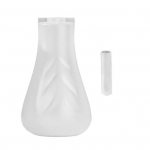 1 Komplekt DIY Lillevaas Silikoonvorm K&auml;sitsi Valmistatud Lehemustriga Dekoratiivne Vaas Epoks&uuml;vaigust Valamise Vorm Vaasi K&auml;sit&ouml;&ouml; Valmistamine Kipsist Tsemendist Vorm Sets