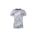 Nike treeningseeria Tottenham Hotspuri logo &uuml;mmarguse kaelusega spordis&auml;rk soojenduseks l&uuml;hikeste varrukatega jalgpallis&auml;rk meestele topsid Valge HJ7156-100 2XL