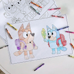 Crayola Bluey Joonistuskomplekt