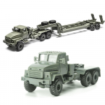 1/72 Ukraina KRAZ-260B poolhaagise traktor S&otilde;jaline s&otilde;iduk M&auml;nguasi Ehitusplokid Auto kokkupanek Mudelkomplekt Kingitus DIY Armee