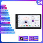 Hizpo AI Intelligents&uuml;steem Universaalsele 7-tollisele Autoraadiole Multimeedia Video M&auml;ngija GPS Carplay Android Auto 4G 2 Din 2din Autoradio BT android raadio S4 8Core 4G 32G