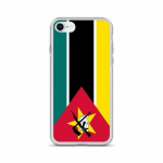 Coque iPhone &ndash; Drapeau Mosambiik &ndash; iPhone SE 2020 &ndash; Supp &ndash; Mitmev&auml;rviline &ndash; Vertikaalne