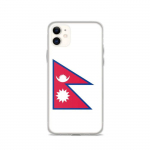 Coque T&eacute;lephone Drapeau N&eacute;pal &ndash; iPhone 11