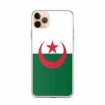Coque iPhone &ndash; Drapeau Alg&eacute;rie &ndash; iPhone 11 Pro Max &ndash; Supp &ndash; Mitmev&auml;rviline &ndash; L&auml;bipaistev silikoon