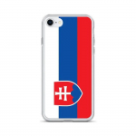 Coque iPhone - Slovaquie - Drapeau - Souple - Design fin et l&eacute;ger - Kaitse maksimaalne