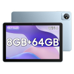 Renoveeritud Blackview Tab 70 WiFi 10,1-tolline 6580 mAh Android tahvelarvuti 3 GB + 64 GB salvestusruum must