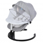 Elektriline kiiktool intelligentse induktsioonis&uuml;steemi ja turvarihmadega, kaugjuhtimispult, Bluetooth-&uuml;hilduv elektriline kiiktool, seljatugi, nutikas kiikumine 1 Set