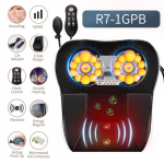 Elektriline Kaela Ortopeediline Padi Shiatsu Pea Kaela Traktsioon Keha Selja V&ouml;&ouml;koha Masseerija Auto Soojendusega Vibreeriv Massaaž EU Plug valge