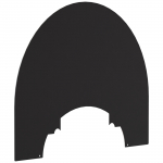 Steel log burner ERIK hearth plate