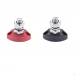 Universal Junction Block 8mm Insulated Terminal Stud red +Black