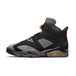Air Jordan 6 Retro GS Bordeaux Laste tossud Must Valguss&uuml;si Tumehall 384665-063 39