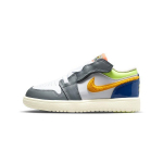 Air Jordan 1 Low ALT PS Hoops Laste tossud Mitmev&auml;rvilised Valge Kookospiim FB1836-181 33.5