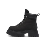 Timberland Sky 6-tollised n&ouml;&ouml;rsaapad Nahast Vastupidavad Vabaaja Veekindlad Poolk&otilde;rged V&auml;lisjalatsid Naiste saapad Must A428J001 37.5