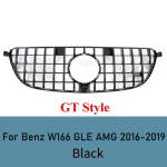 Eesmine p&otilde;rkeraua iluv&otilde;re Mercedes GLE AMG W166 2016-2019 jaoks GTR stiilis ABS must v&otilde;rk iluv&otilde;re radiaatori kate tuuning tarvikud