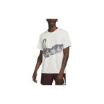 Nike Dri-FIT UV Run Division Miler Prinditud Soonikkoes &Uuml;mmarguse Kaelusega L&uuml;hikeste Varrukatega T-s&auml;rk Meeste Topid Phantom DV9263-030 2XL