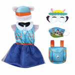 Anime Koerapatrull Laste T-s&auml;rgid P&uuml;ksid Seljakott M&uuml;ts Marshall Chase Skye Zuma Rubble Laste Patrullivormid Halloweeni Cosplay Kost&uuml;&uuml;m as the picture-XS-110