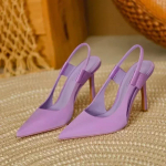 Uued Disaineri Luksuslikud Naiste Slingback Sandaalid Terava Ninaga Libisevad &Otilde;hukesed K&otilde;rged Kontsad Daamide Elegantne Kinga Sandaalid 35-43 35