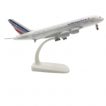 1/400 Mudellennukid A380 Prantsuse Lennufirma SulamLennuk LasteM&auml;nguasjad Airbus A380 Kogutav MiniatuurLennuk N&auml;idismudel