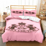 Uus 3D Juicy Couture Aastaringselt Kahekohaline Voodipesukomplekt 3-osaline Tekikokkuv&otilde;te Vooditekk Tekikate Topelt Suur Tekikate Kodutekstiilid 150x200cm 3pcs