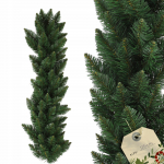 KADAX Girlanda Choinkowa Świąteczna 112 cm Zielona Gęsta