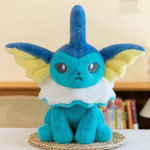 Vaporeon Jolteon suured pl&uuml;&uuml;sist m&auml;nguasjad Aquali nukk armsa kaunistusega t&auml;idisega pl&uuml;&uuml;sist padi Pok&eacute;mon kingitus lastele 55cm