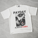 T&auml;navar&otilde;ivad Funny Graphic T-s&auml;rk Puuvillane T-s&auml;rk Unisex Topid Tees Suvine l&uuml;hikeste varrukatega T-s&auml;rk XL valge