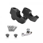 LEDISHUN CB650R 2019-2023 Mootorratta Tagasiastmepuksid Juhtraua &Uuml;lemine Hoidik 1,1 tolli (28 mm) must