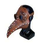 Linnunokk Mask Autentne Katkutohtri Steampunk Halloweeni Cosplay Aksessuaar Looduslik Lateks Kost&uuml;&uuml;mipidude Halloweeni Kost&uuml;&uuml;mid pruun