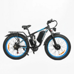 New model DP2603-3000W dual motor 48V25AH26*4.0 fat tires dual suspension adult off-road all-terrain electric bicycle 3000W 52V 32AH roheline
