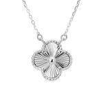 Sterlingh&otilde;be 925 &Otilde;nnelik Ristikheina Kaelakee Naistele - S&auml;delev, Moodne Rinnakuluu Kett 925 Sterling Silver